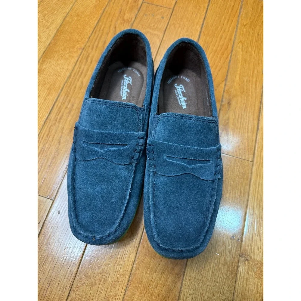 Florsheim Jasper Driver Jr. Suede‎ Penny Loafers Kids 6.5